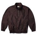 Nylon Silk Quarter Zip Jacket