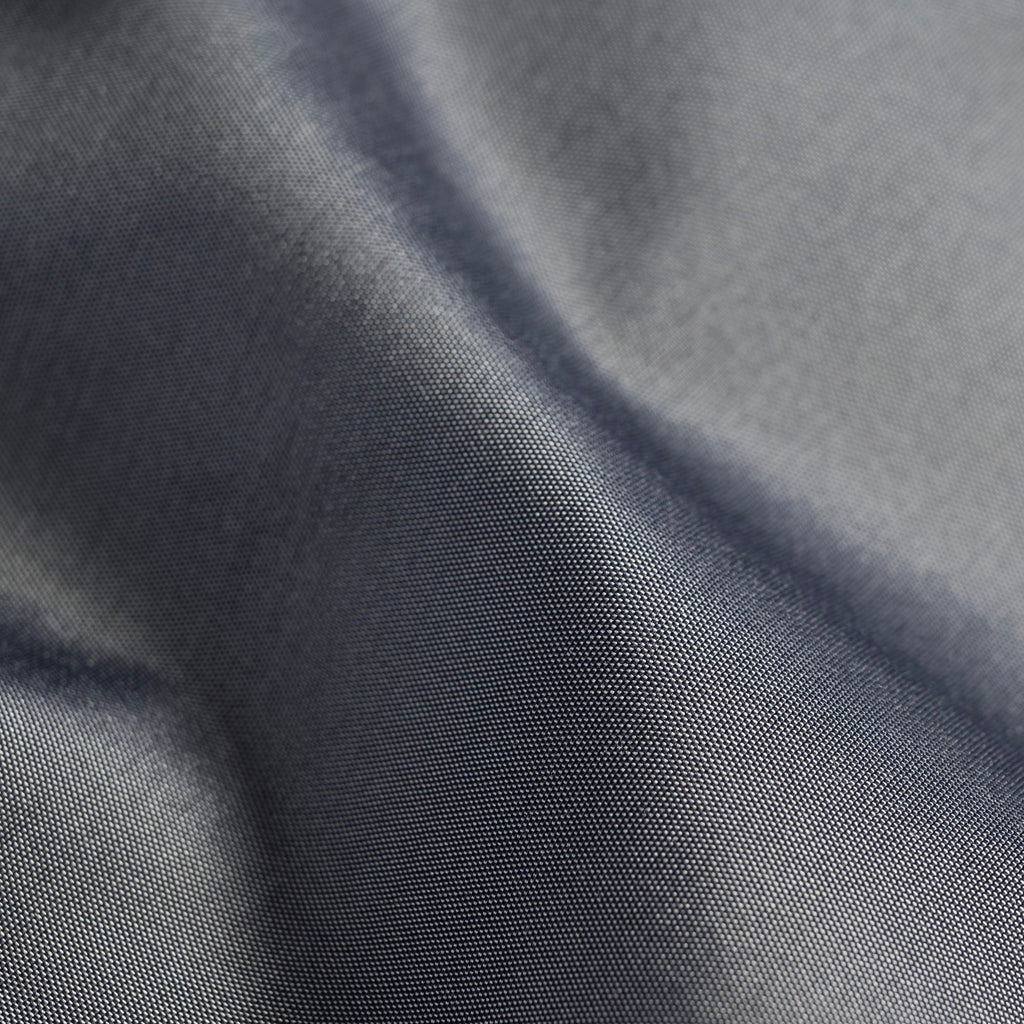 Silk & Nylon Quarter Zip Jacket in Gray, fabric